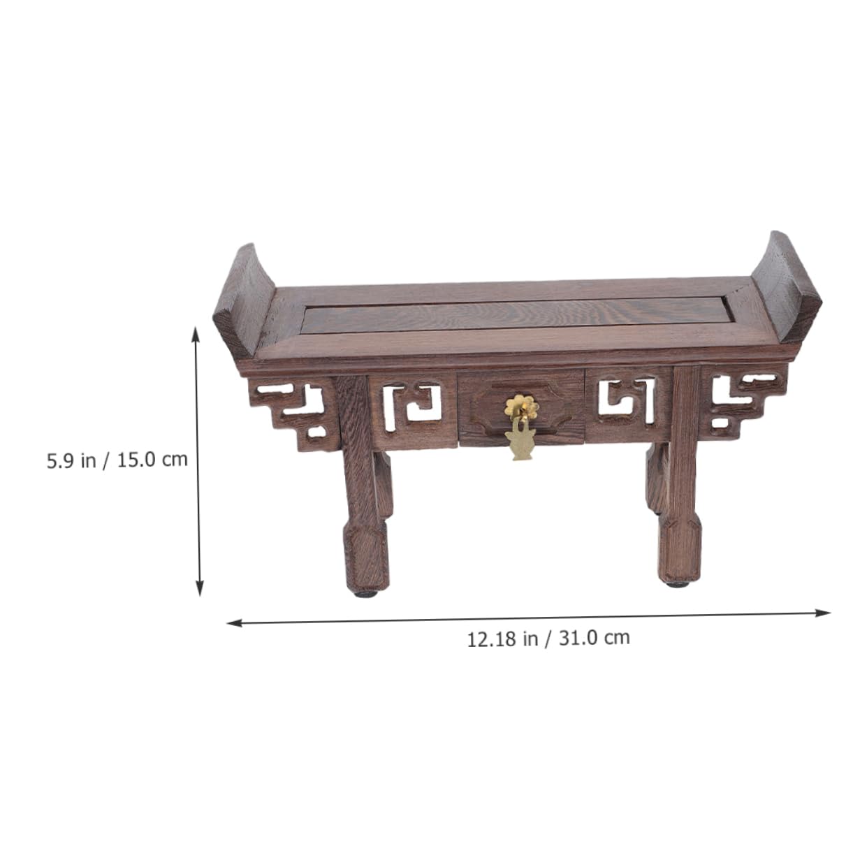 Amazon.co.jp: MUSISALY 木製 盆栽台座 花盆栽土台 翡翠工芸品ラック